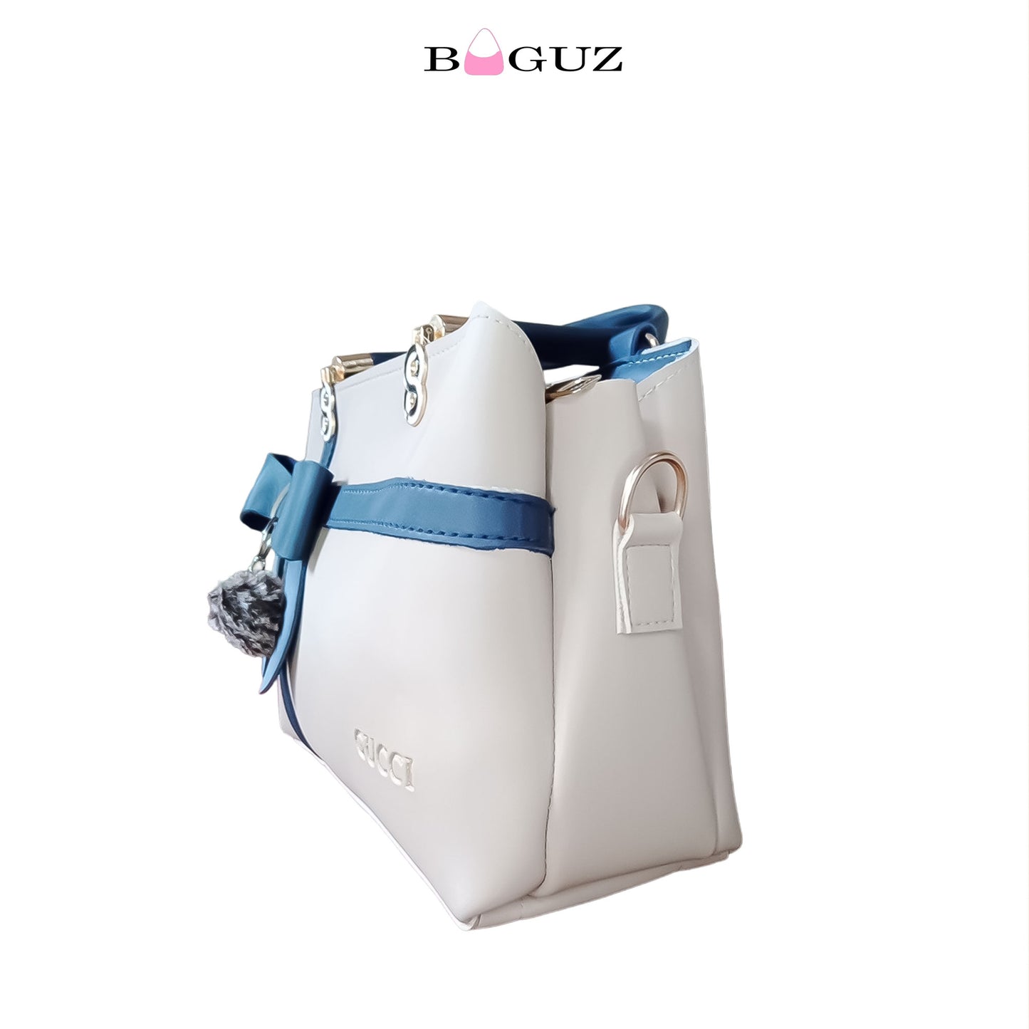 Gucci Blue Ribbon Charm Handbag