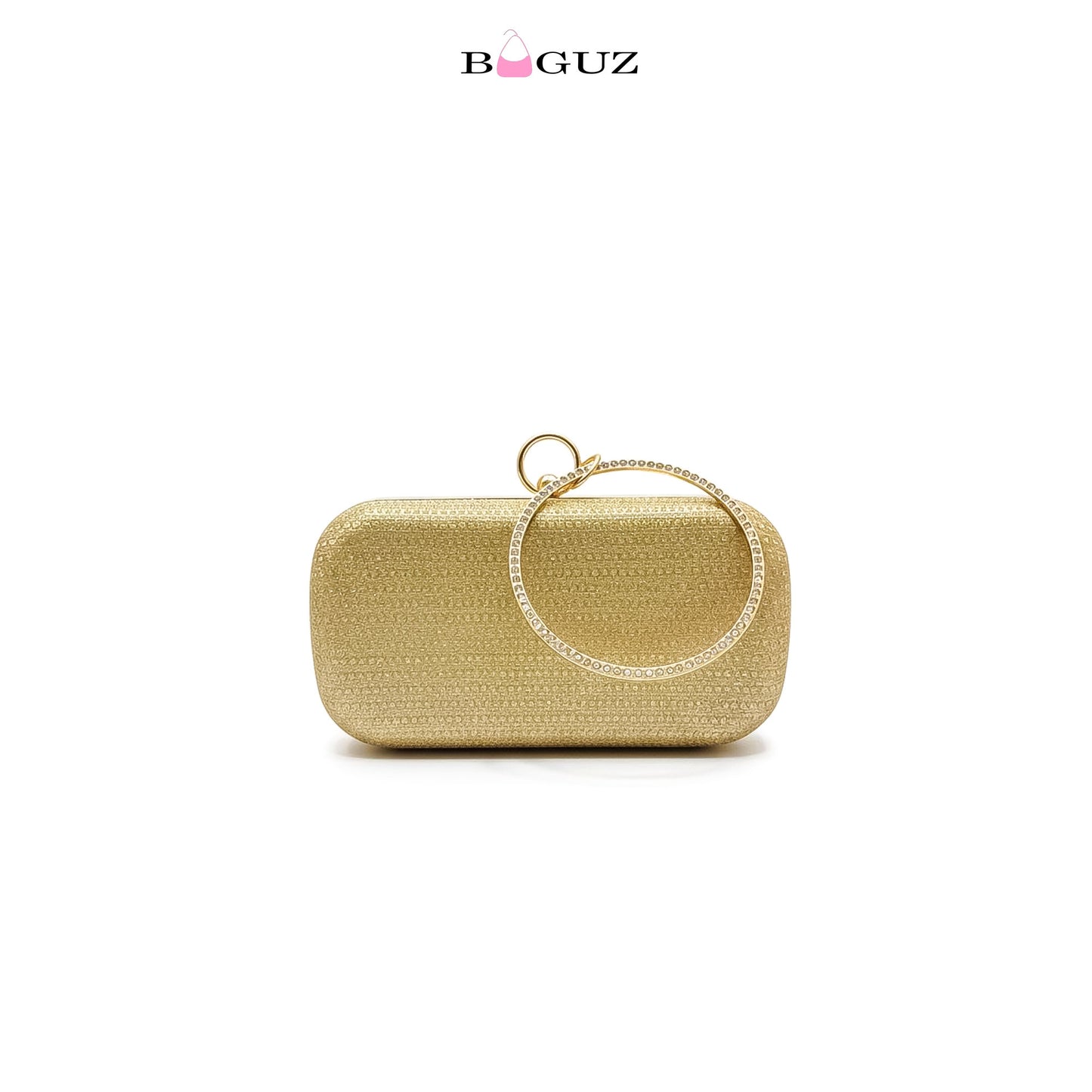 BAGUZ Aurora Rectangle Golden Hand Clutch