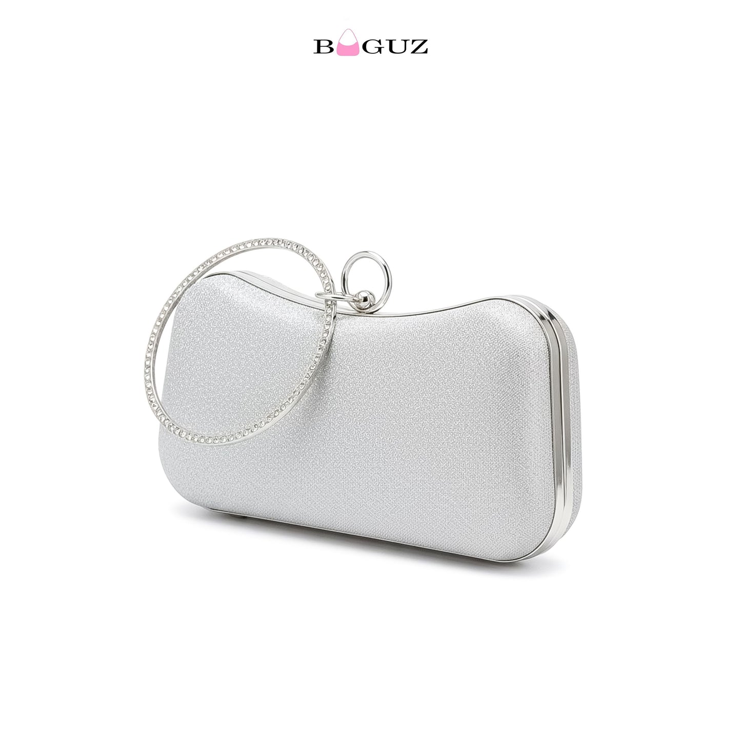 BAGUZ Elegant Silver Clutch
