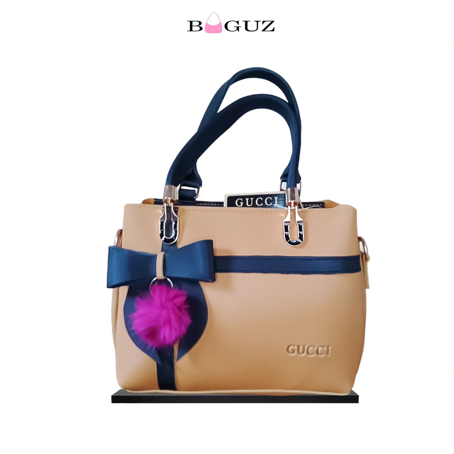 Gucci Blue Ribbon Charm Handbag