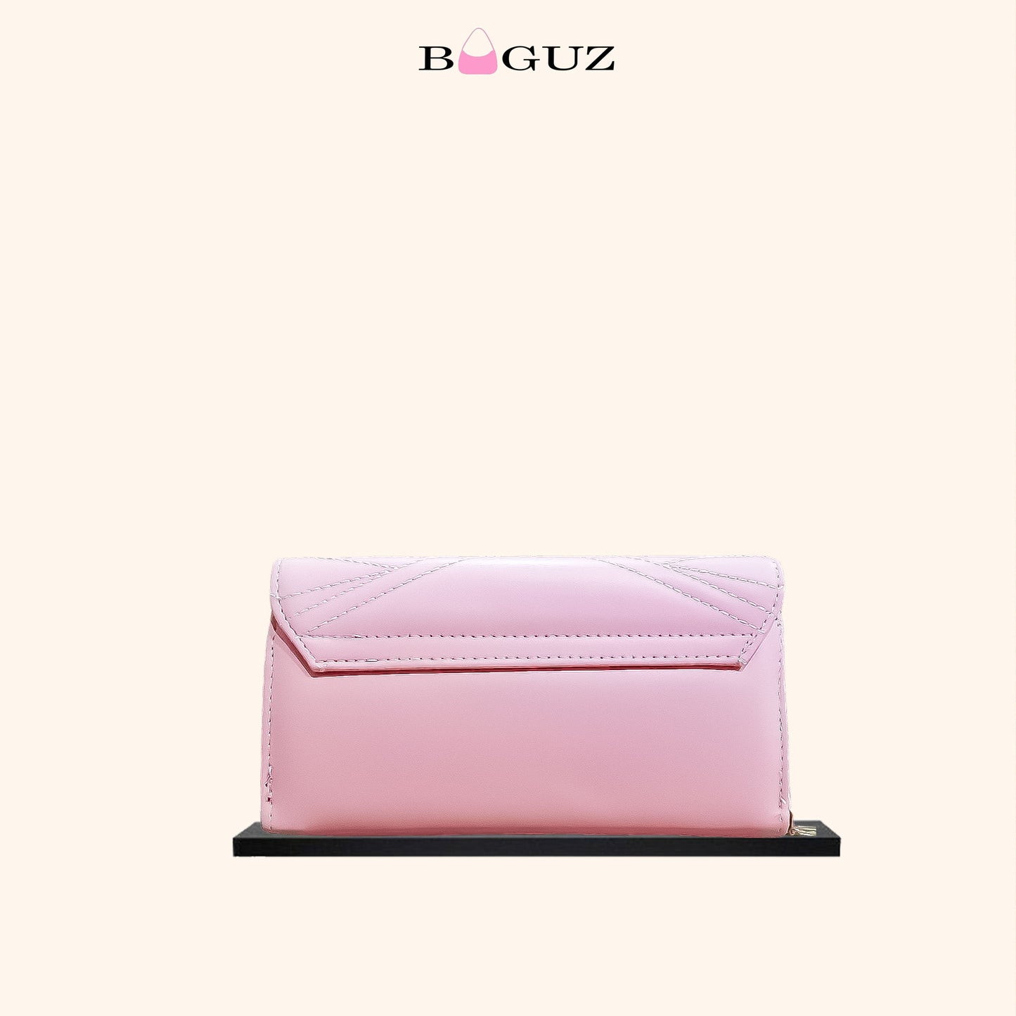 BAGUZ pink small clutch