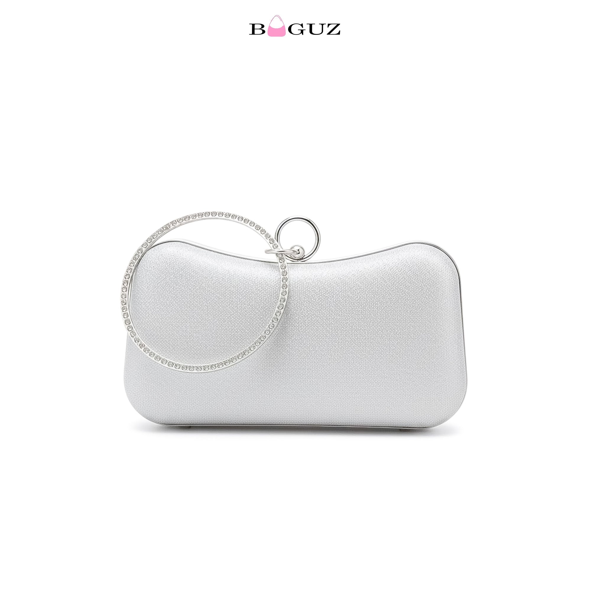 BAGUZ Elegant Silver Clutch
