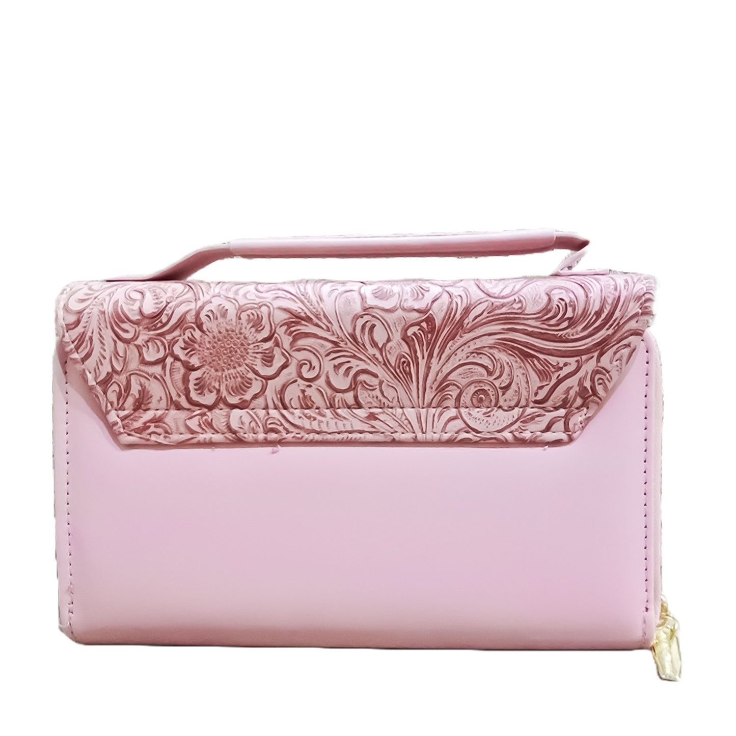 BAGUZ pink small clutch for women