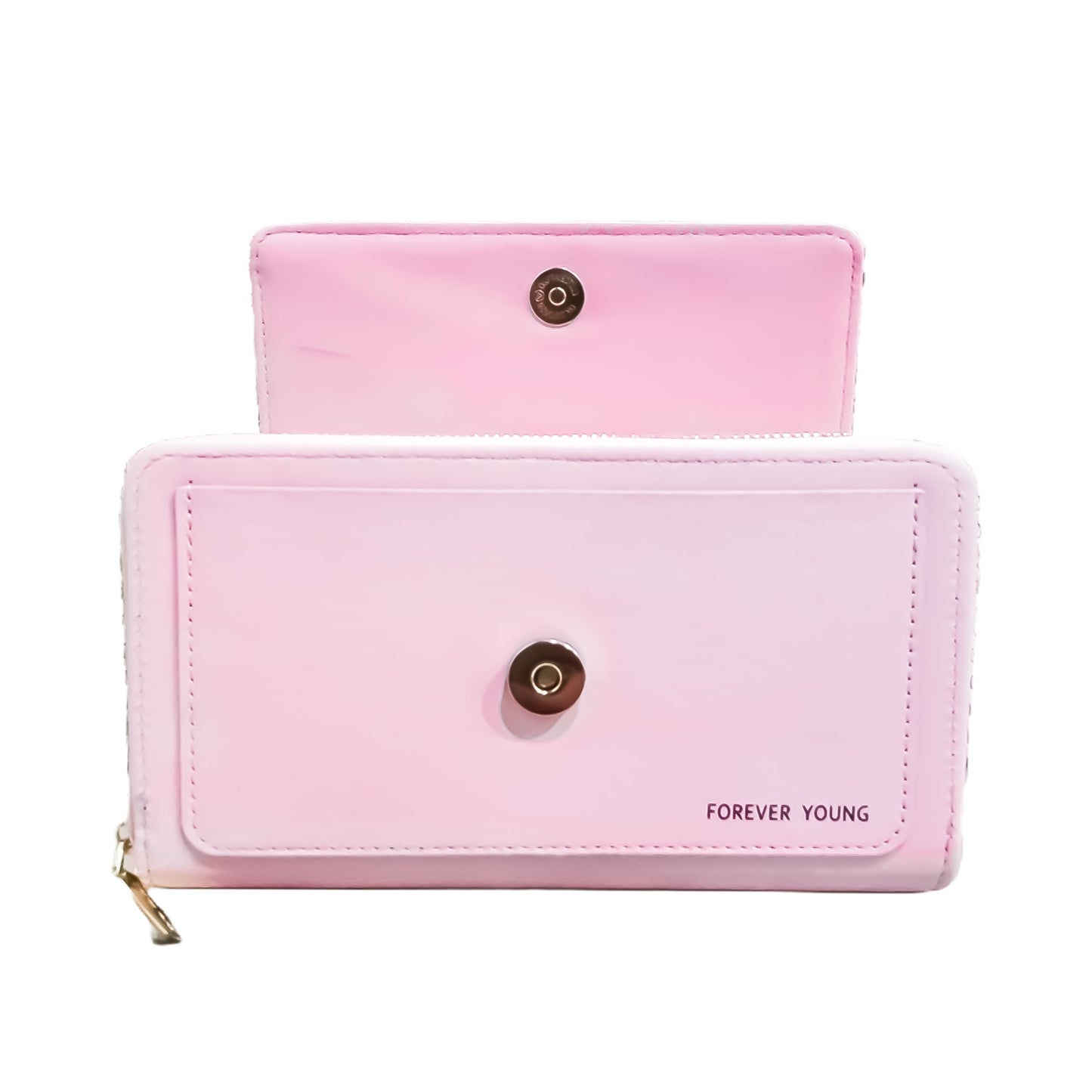 BAGUZ pink small clutch for women