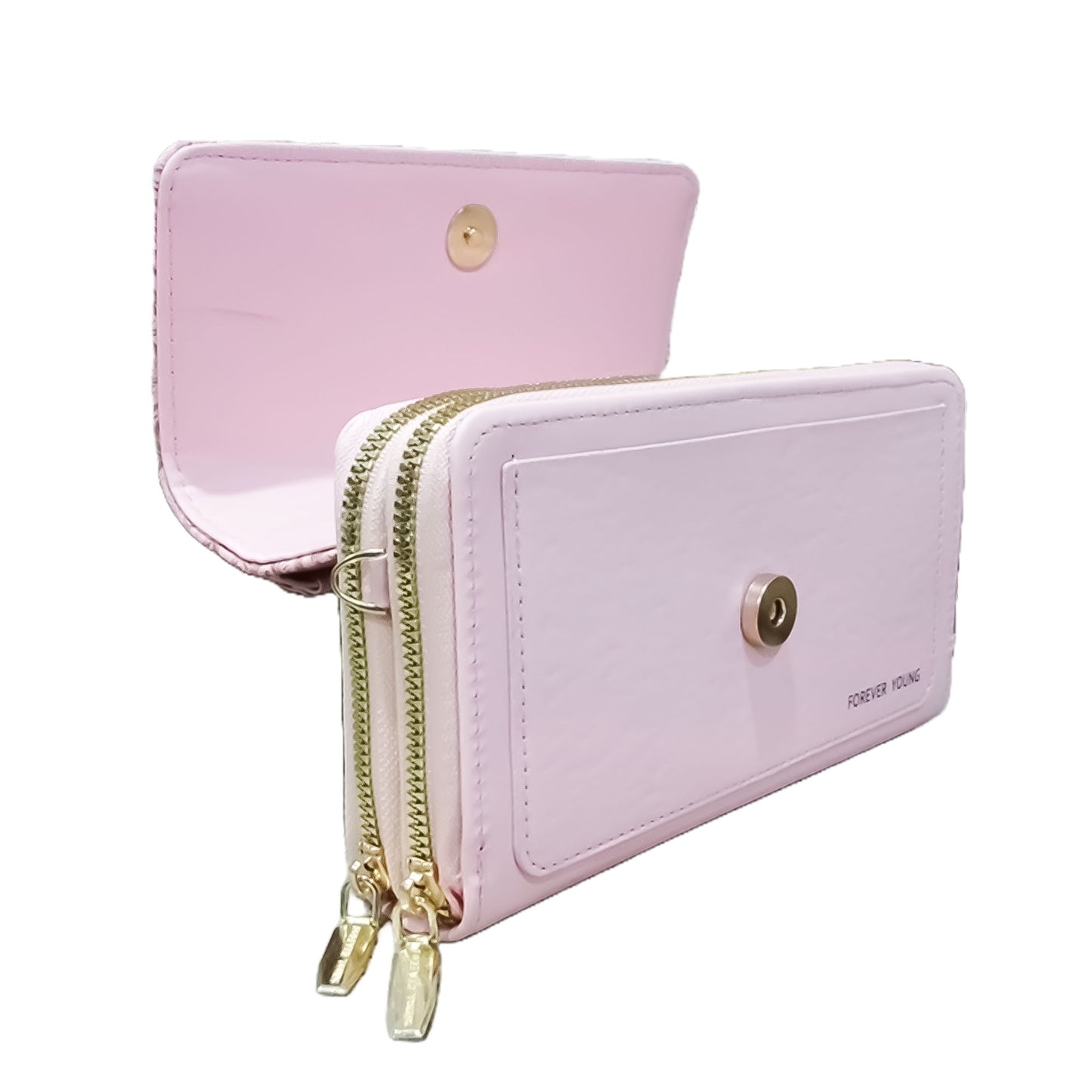 BAGUZ pink small clutch for women